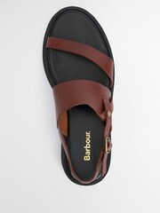 Barbour® Natural Dakota Sandals - Image 6 of 10