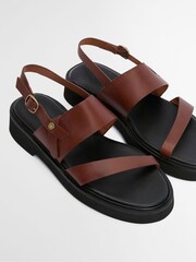 Barbour® Natural Dakota Sandals - Image 7 of 10