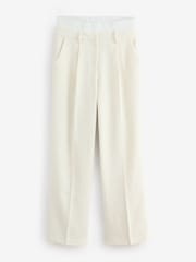 4th & Reckless Cream Wide Leg Tailored Trousers - Image 7 of 7