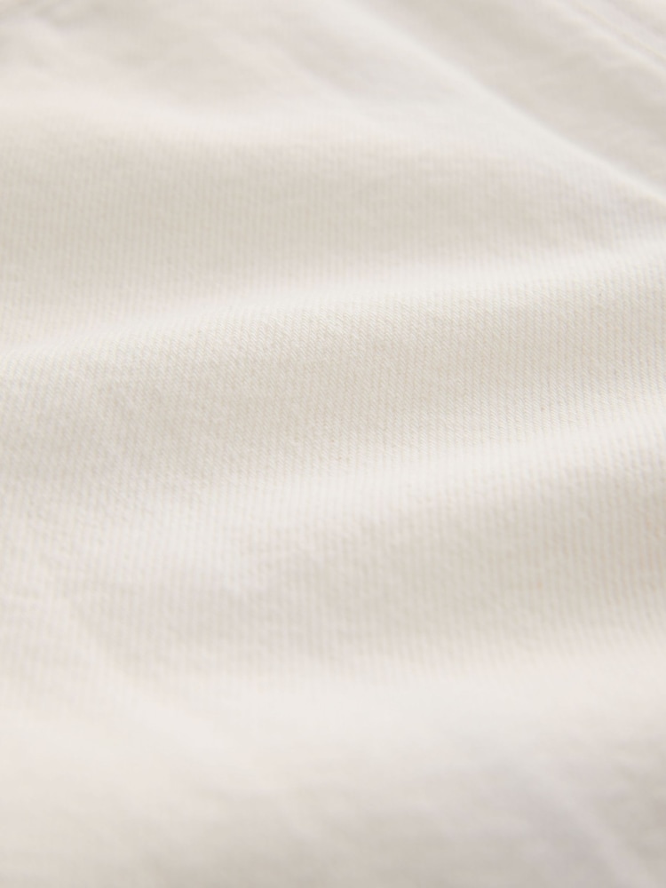 棕褐色 - 无领牛仔夹克 - 4的图像2｝