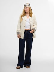 Barbour® Cream Modern Beadnell Casual Jacket - Image 2 of 9