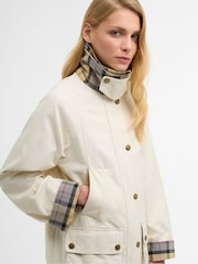 Barbour® Cream Modern Beadnell Casual Jacket - Image 6 of 9