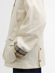 Barbour® Cream Modern Beadnell Casual Jacket - Image 7 of 9
