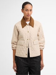 Barbour® Natural Kirby Quilted Jacket - Image 1 of 6