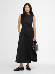 Barbour Black Liza Maxi Dress - Image 1 of 7