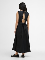 Barbour Black Liza Maxi Dress - Image 3 of 7