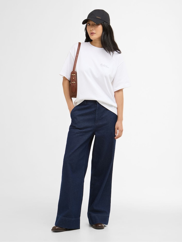 Barbour White Kirby T-Shirt - Image 2 of 7