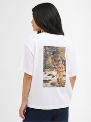 Barbour White Kirby T-Shirt - Image 3 of 7