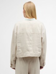 Barbour® Natural Gabby Overshirt - Image 3 of 7