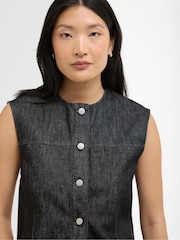 Barbour Black Myra Denim Shirt - Image 4 of 7
