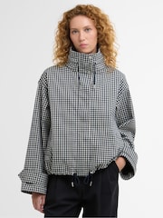 Barbour® Blue Bronwyn Check Showerproof Jacket - Image 1 of 7