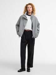 Barbour® Blue Bronwyn Check Showerproof Jacket - Image 2 of 7