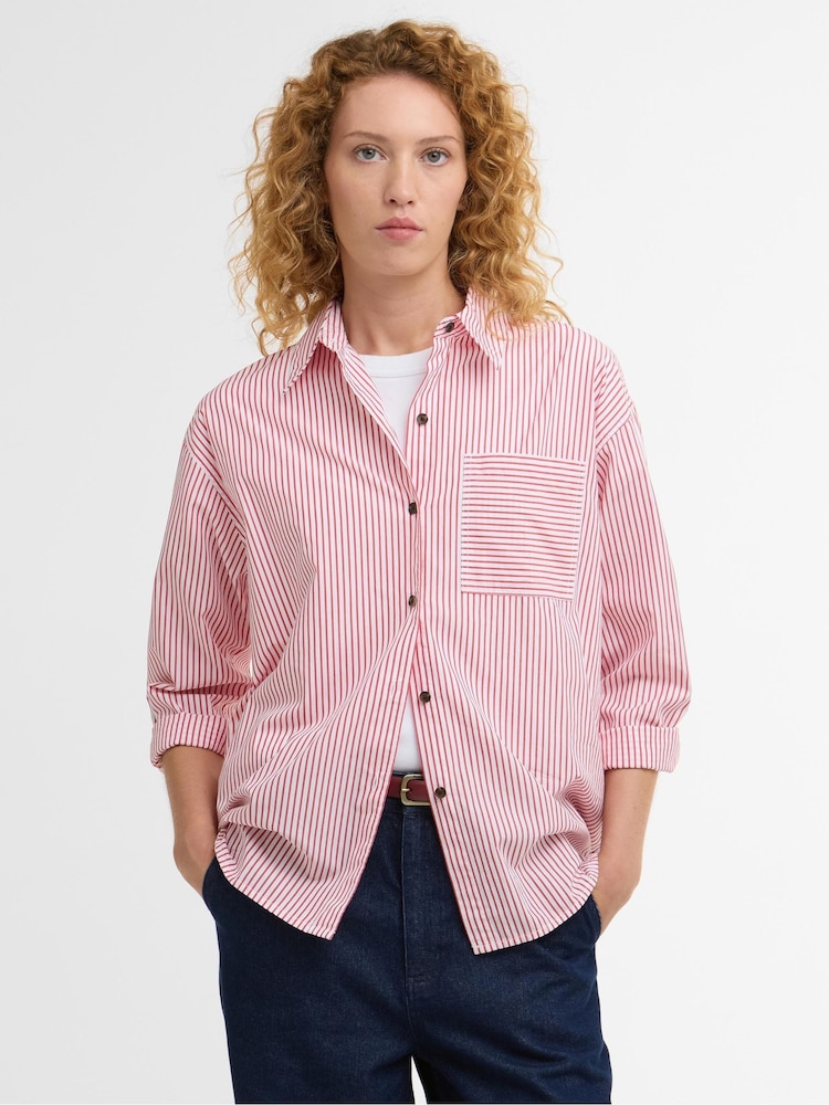 Barbour® Red Polly Striped Shirt - Image 1 of 7 Barbour® Red Polly Striped Shirt - Image 1 of 7