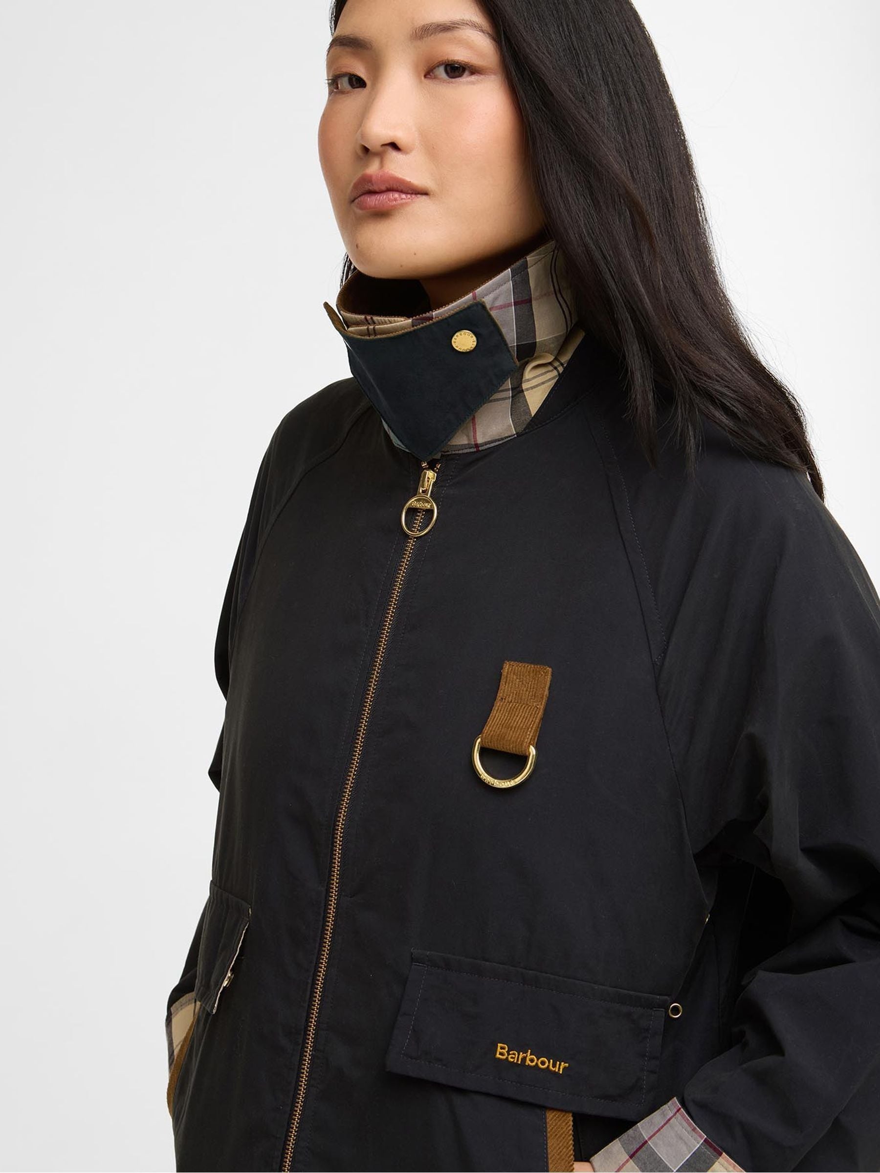 Buy Barbour® Blue Icons Spey Showerproof Jacket from the Next UK