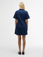 Barbour Natural Maia Denim Mini Dress - Image 3 of 7