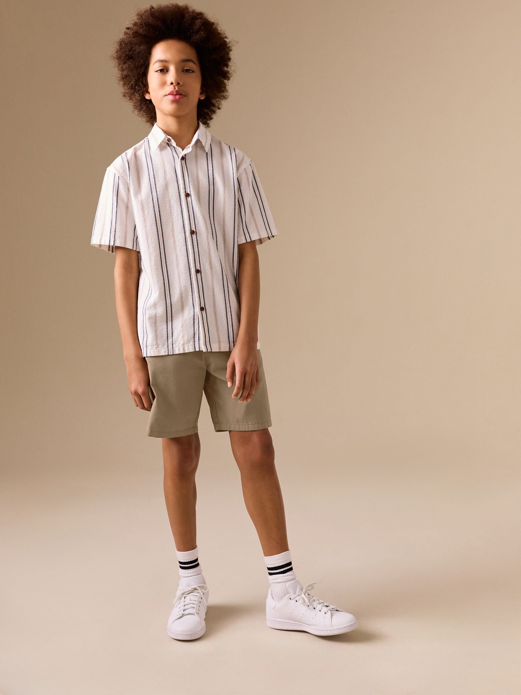 Buy Brown - Chino Shorts (3-16yrs) from Next Japan