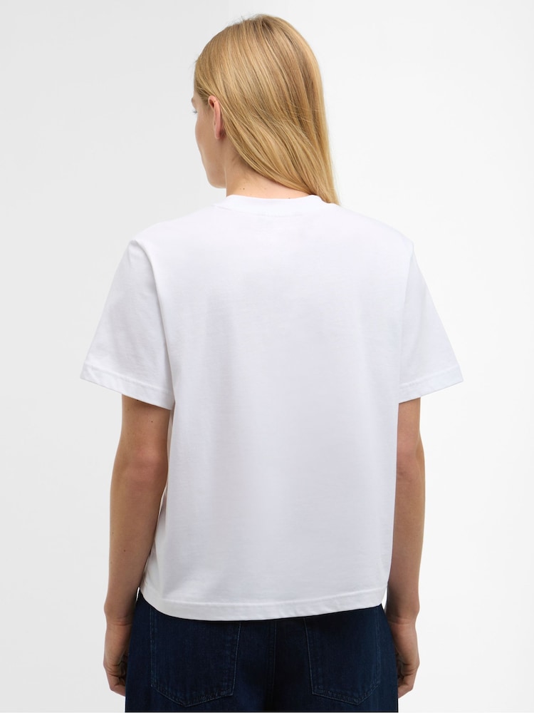 Barbour® White Selena T-Shirt - Image 2 of 6