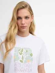 Barbour® White Selena T-Shirt - Image 3 of 6