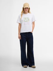 Barbour® White Selena T-Shirt - Image 4 of 6