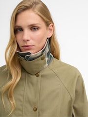 Barbour® Green Cropped Beadnell Casual Jacket - Image 6 of 9