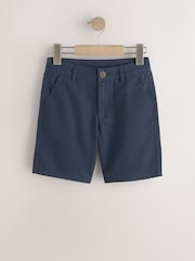 Navy Loose Fit Chino Shorts (3-16yrs) - Image 1 of 5