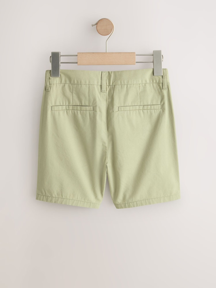 Sage Green Regular Fit Chino Shorts (3-16yrs) - Image 2 of 4