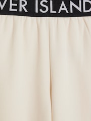 River Island Cream Girls Waistband Top and Joggers Set - Image 3 of 4