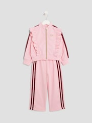 River Island Pink Girls Frill Tracksuits Set - Image 3 of 5