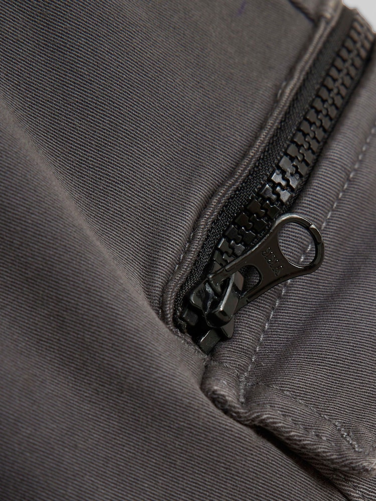 River Island Grey Boys Cargo Trousers - Image 4 of 4