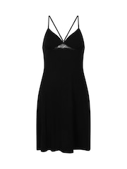 Hunkemoller Black Nova Jersey Slip Dress - Image 4 of 5