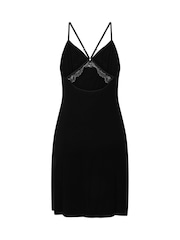 Hunkemoller Black Nova Jersey Slip Dress - Image 5 of 5