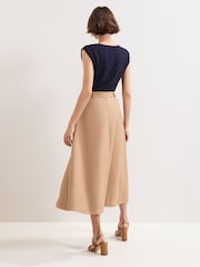Phase Eight Brown Rochelle Midi Skirt - Image 2 of 6