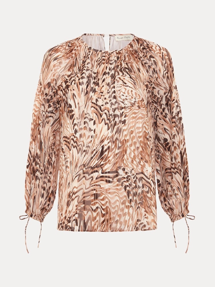 Phase Eight Natural Rafaella Blouse - Image 6 of 6