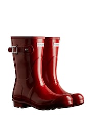 Hunter Red Original Short Wellingtons - Image 2 of 3