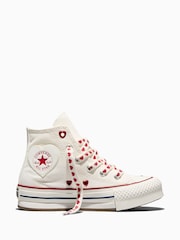 Converse Chuck Taylor Lift Platform Hearts Trainers - Imaginea 1 din 6