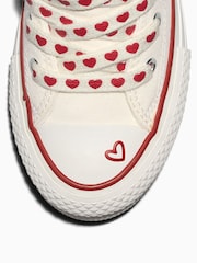 Converse Chuck Taylor Lift Platform Hearts Trainers - Imaginea 5 din 6