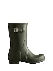 Hunter Green Original Short Wellingtons Boots - Image 1 of 3