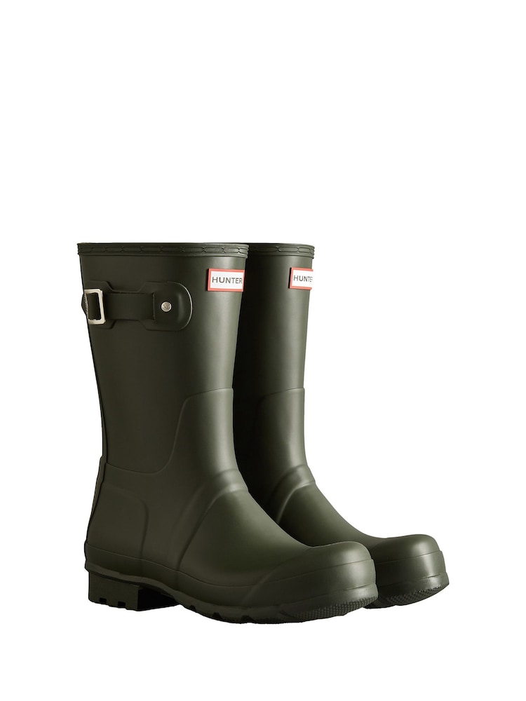 Hunter Green Original Short Wellingtons Boots - Image 2 of 3 Hunter Green Original Short Wellingtons Boots - Image 2 of 3