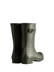 Hunter Green Original Short Wellingtons Boots - Image 3 of 3