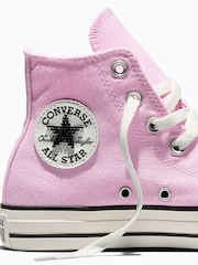 Converse Pink Chuck Taylor Beads High Trainers - Image 6 of 8