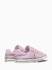 Converse Pink Chuck Taylor All Star Dainty Lucky Low Trainers - Image 4 of 6