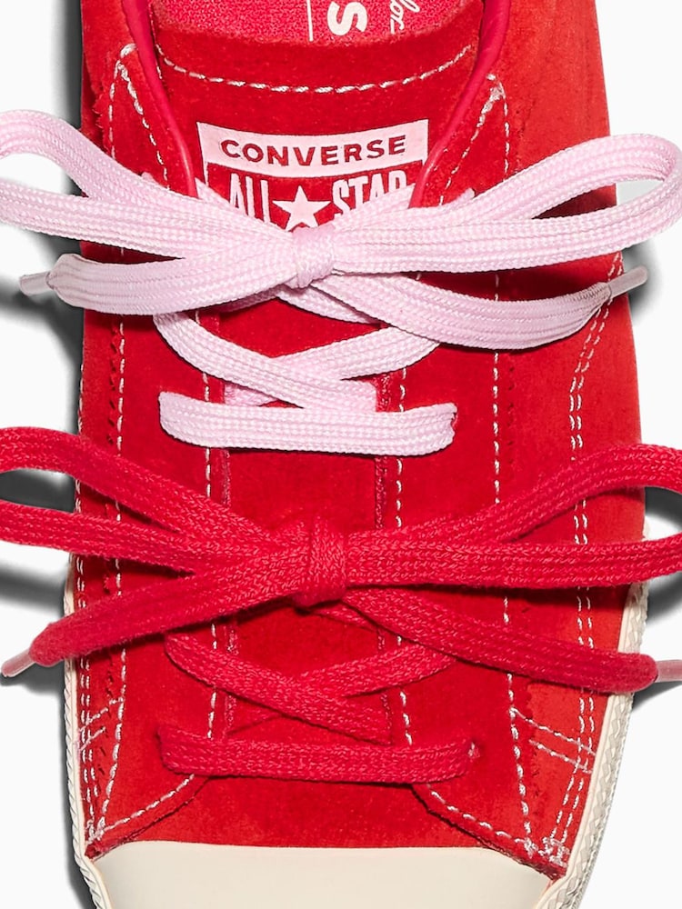 Converse Red Chuck Lo Pro Trainers - Image 8 of 8