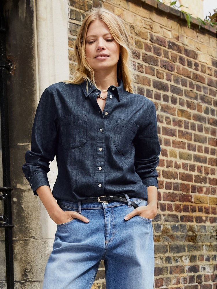 Camisa jeans Hattie azul Baukjen - Imagem 1 de 6