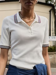 Baukjen Cream Anil Polo Top - Image 3 of 4