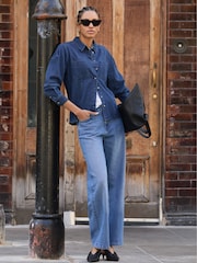 Baukjen Mid Indigo Damaris Denim Shirt - صورة 2 من 4