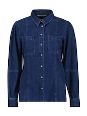 Baukjen Mid Indigo Damaris Denim Shirt - صورة 4 من 4