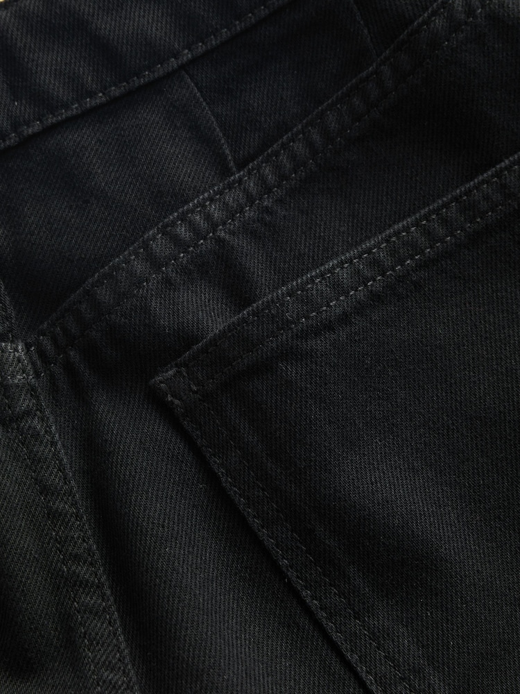 Black Hourglass High Rise Palazzo Wide Leg Jeans - Image 9 of 9