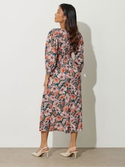 PixieGirl Petite Blue Midi Tea Dress - Image 3 of 5