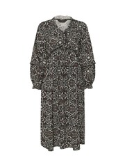 PixieGirl Petite Brown Folk Midaxi Dress - Image 5 of 5