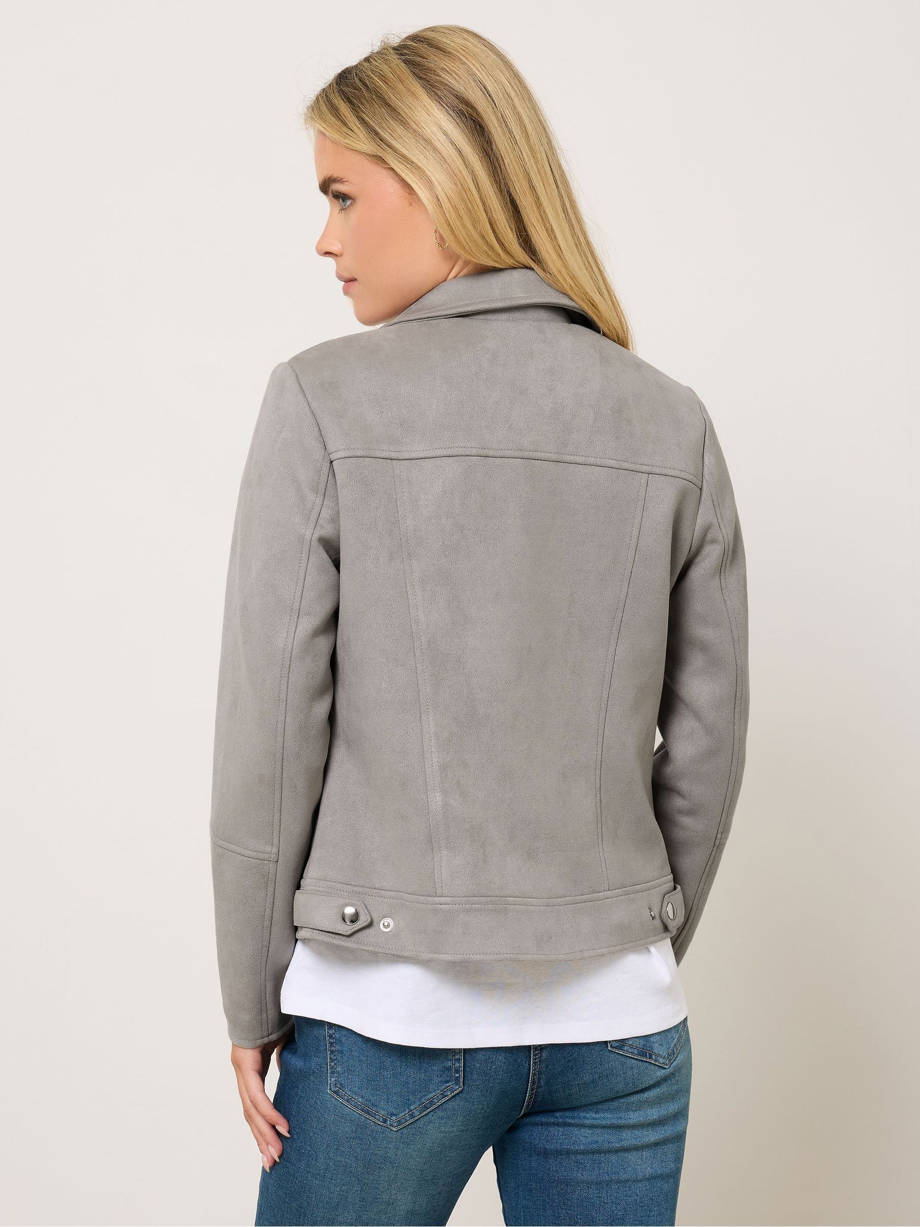 Buy M&Co Grey Petite Biker Jacket from Next USA